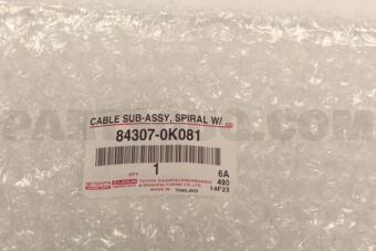 843070K081 CABLE SUB-ASSY SPIR