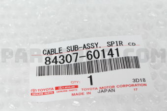 8430760141 CABLE SUBASSY