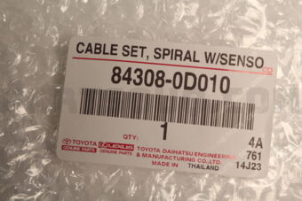 843080D010 CABLE SET  SPIRAL W/