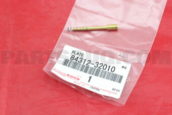 8431232010 PLATE, HORN CONTACT