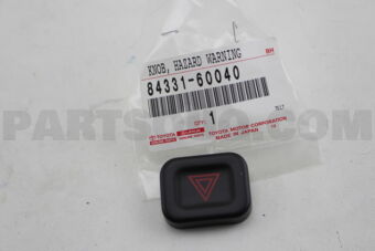 8433160040 KNOB, HAZARD WARNING SIGNAL SWITCH