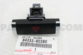 8433260280 SWITCH ASSY, HAZARD WARNING SIGNAL
