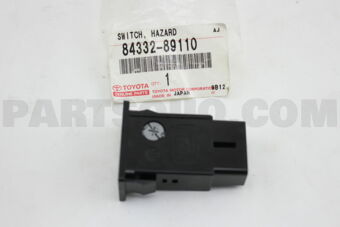 8433289110 SWITCH ASSY, HAZARD WARNING SIGNAL