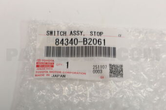84340B2061 SWITCH ASSY, STOP
