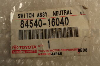 8454016040 Toyota SWITCH ASSY, NEUTRAL START