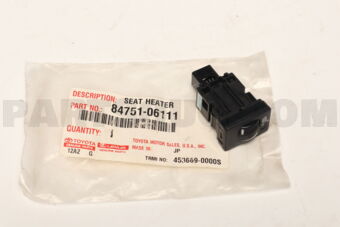8475106111 SWITCH, SEAT HEATER