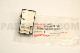 848100E040 SWITCH ASSY, POWER WINDOW REGULATOR