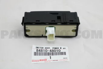 8481048010 SWITCH ASSY, POWER WINDOW REGULATO