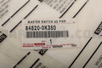 848200K350 MASTER SWITCH ASSY