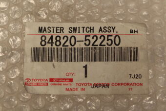 8482052250 Toyota MASTER SWITCH ASSY, POWER WINDOW REGULATOR