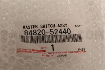 8482052440 MASTER SWITCH ASSY, POWER WINDOW REGULATOR