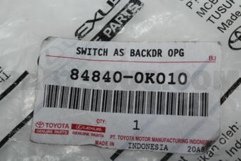 848400K010 SWITCH ASSY, BACK