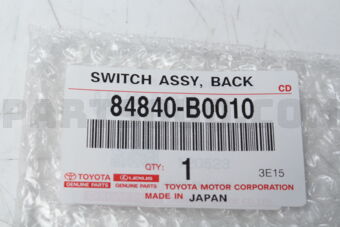 84840B0010 SWITCH ASSY, BACK