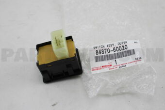 8487060020 SWITCH ASSY, OUTER MIRROR