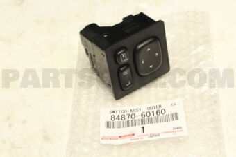 8487060160 SWITCH ASSY, OUTER MIRROR