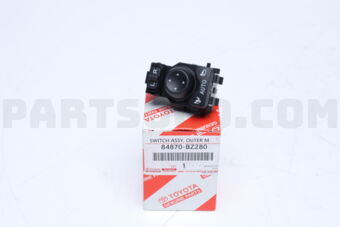 84870BZ280 Toyota SWITCH ASSY, OUTER M