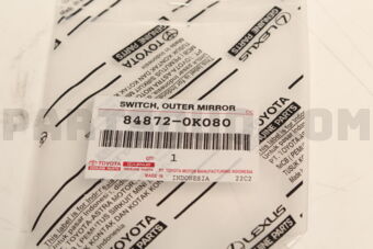 848720K080 SWITCH, OUTER MIRROR