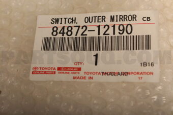 8487212190 Toyota SWITCH  OUTER MIRROR