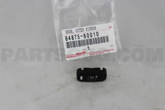 8487560010 KNOB, OUTER MIRROR SWITCH