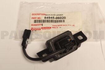 8494506020 SWITCH, LUGGAGE