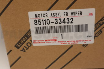 8511033432 MOTOR ASSY  FR WIPER