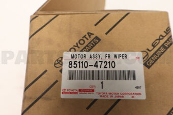 8511047210 Toyota WINDSHIELD WIPER BLADE