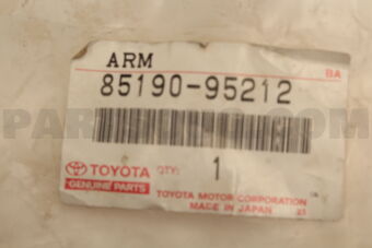 8519095212 Toyota ARM ASSY, WINDSHIELD WIPER