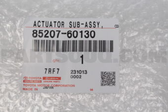 8520760130 ACTUATOR SUB-ASSY