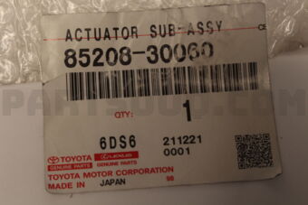 8520830060 ACTUATOR SUB-ASSY, HEADLAMP WASHER, LH