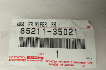 8521135021 ARM ASSY, WINDSHIELD WIPER