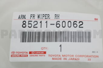 8521160062 ARM ASSY, WINDSHIELD WIPER