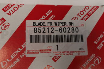 8521260280 Toyota BLADE, FR WIPER, RH