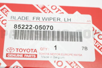 8522205070 BLADE, FR WIPER, LH