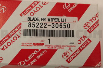 8522230650 Toyota BLADE, FR WIPER, LH