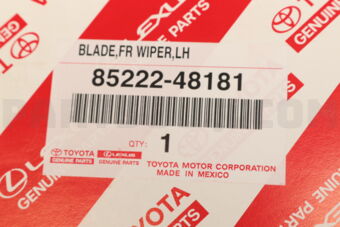 8522248181 BLADE  FR WIPER  LH
