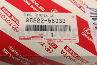 8522258033 Toyota BLADE  FR WIPER  LH