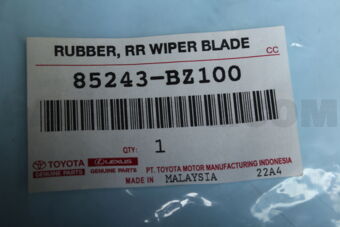 85243BZ100 RUBBER, RR WIPER BLA