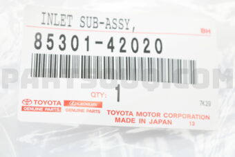 8530142020 INLET SUB-ASSY, WASHER