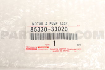 8533033020 Toyota MOTOR &amp; PUMP ASSY, WINDSHIELD WASHER