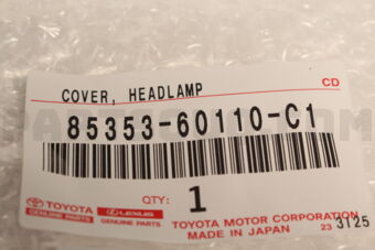 8535360110C1 Toyota COVER  HEADLAMP