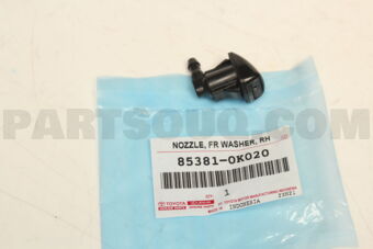853810K020 Toyota NOZZLE SUB-ASSY, WASHER