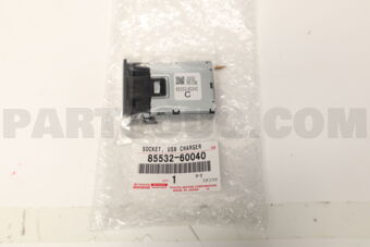 8553260040 Toyota SOCKET, USB CHARGER