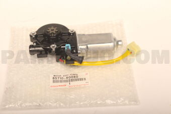 8571060080 MOTOR ASSY, POWER WINDOW REGULATOR, REAR RH