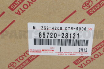 8572028121 MOTOR ASSY, POWER WINDOW REGULATOR, LH