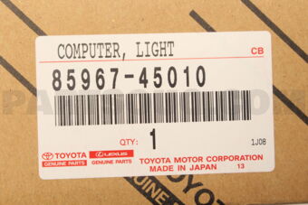 8596745010 Toyota COMPUTER SUB-ASSY, HEADLAMP LIGHT CONTROL, RH/LH