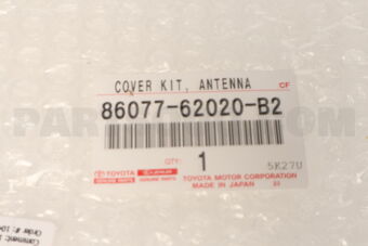 8607762020B2 Toyota COVER KIT, ANTENNA