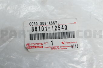 8610112540 CORD SUB-ASSY, ANTENNA