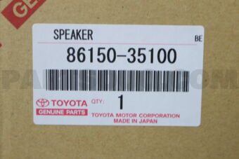 8615035100 SPEAKER ASSY, W/BOX, NO.1