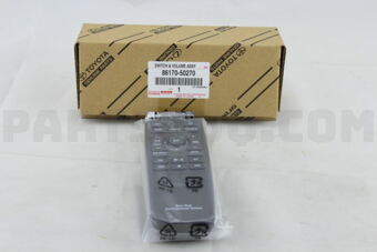 8617050270 SWITCH & VOLUME ASSY, TELEVISION