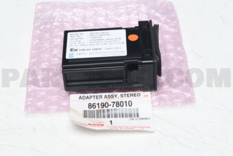 8619078010 ADAPTER ASSY, STEREO